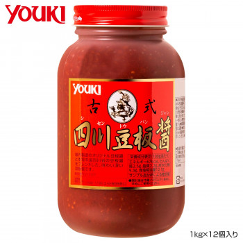 YOUKI ユウキ食品 古式四川豆板醤 1kg×12個入り 213107 食品 調味料