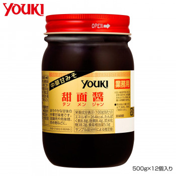 YOUKI ユウキ食品 甜面醤 500g×12個入り 212021 食品 調味料 油 中華