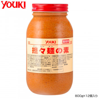 YOUKI ユウキ食品 担々麺の素 800g×12個入り 212470 食品 調味料 油